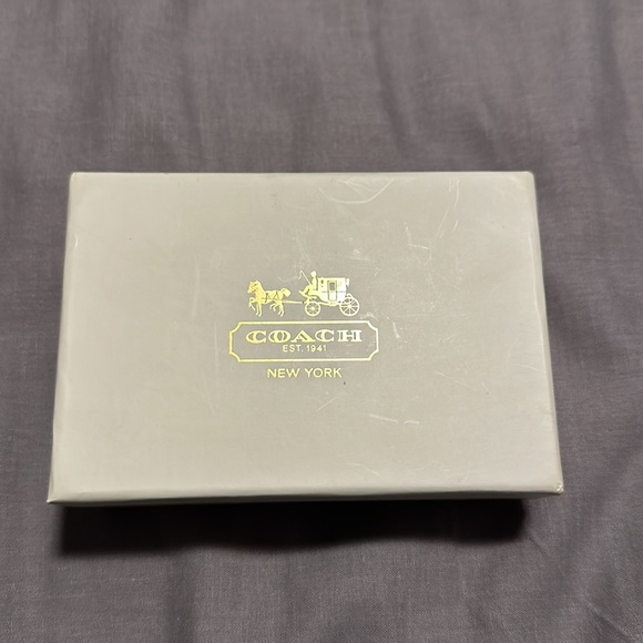 NWT Coach Leather Keychain - Picture 3 of 4